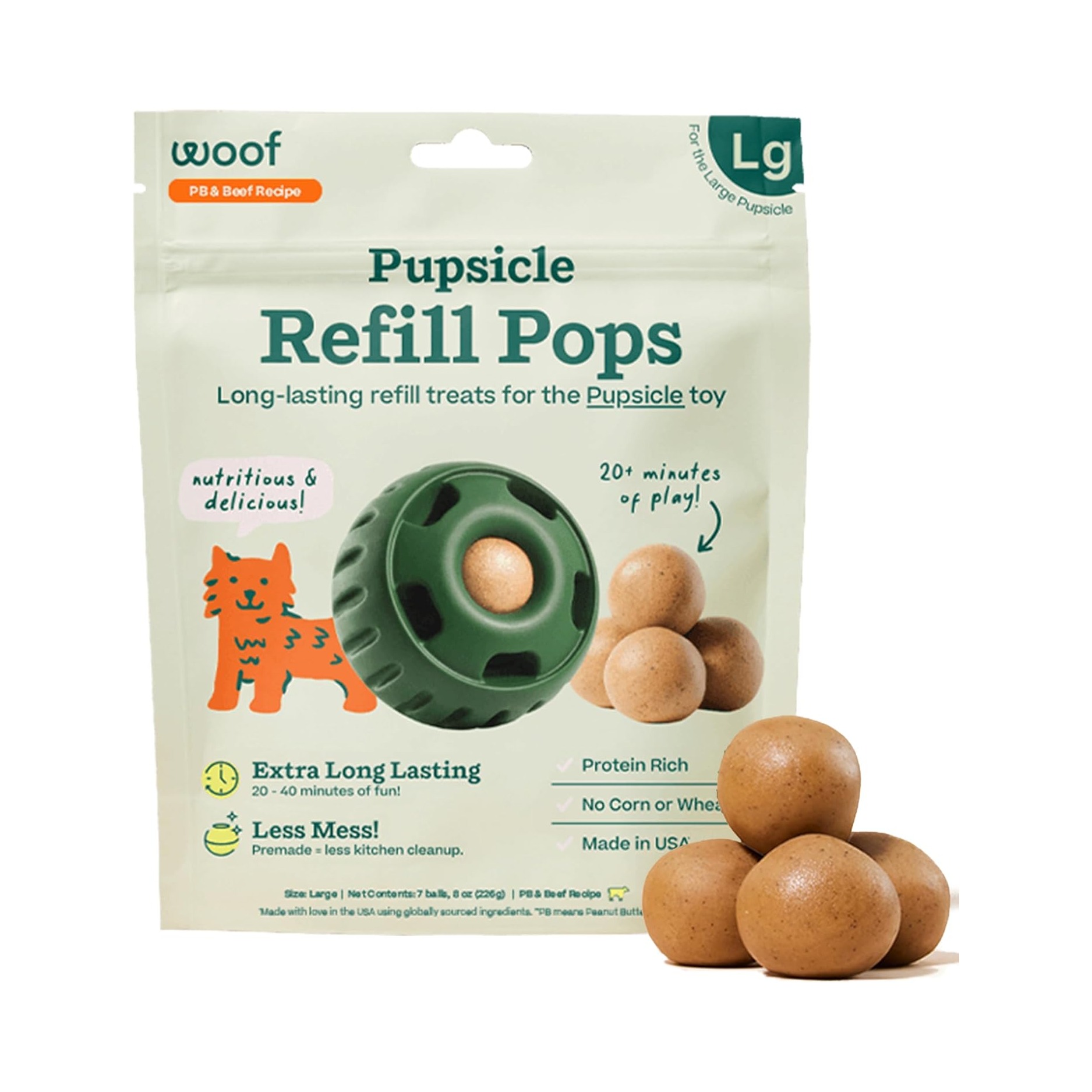 Premade Pupsicle Refills, No Prep Required
