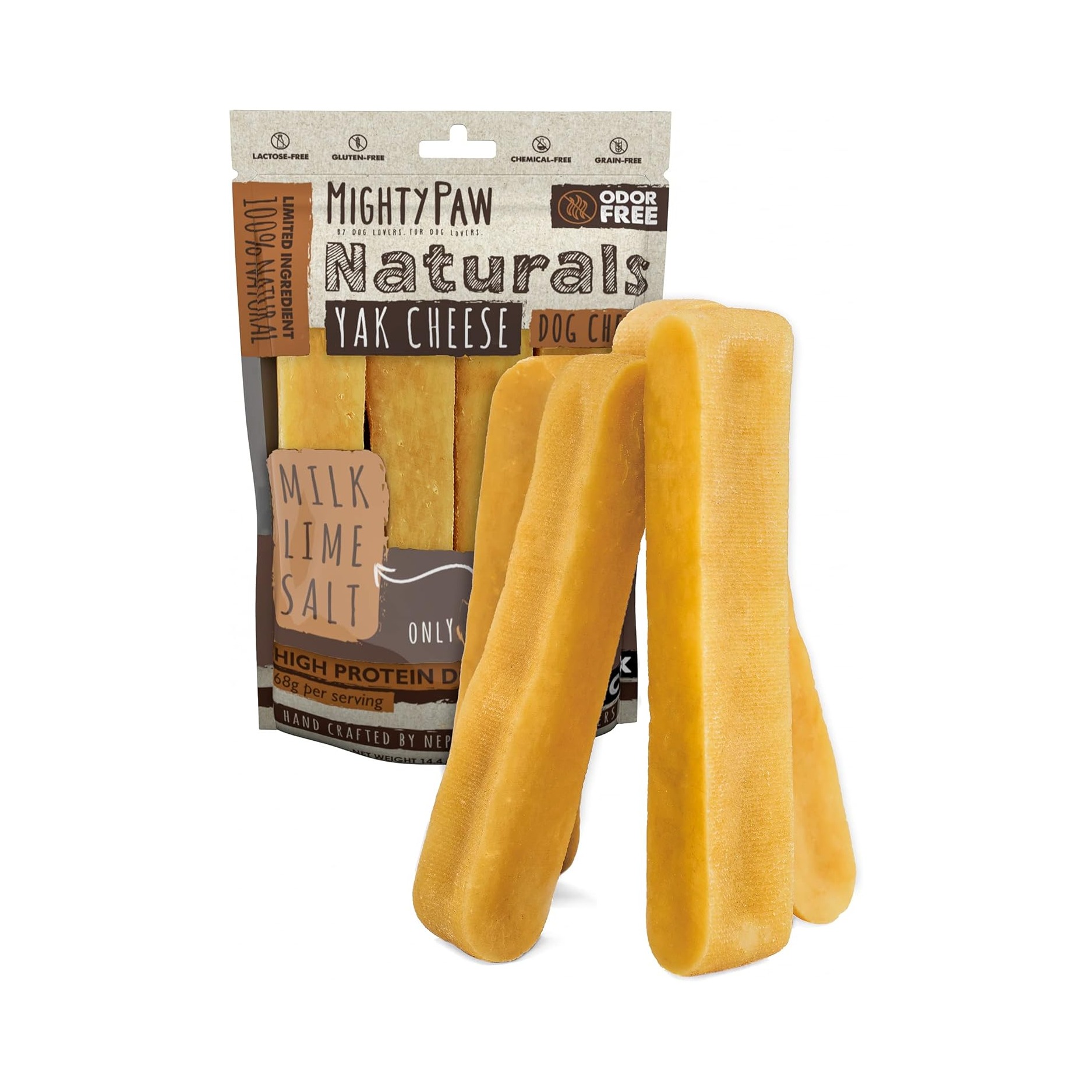 Yak Cheese Chews for Long-Lasting, Odor-Free Chewing