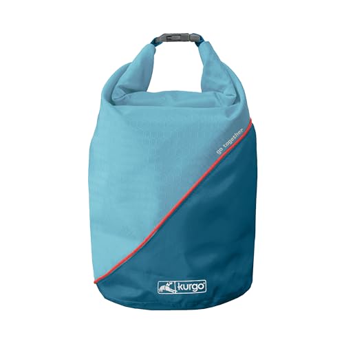 Coastal blue Kurgo ripstop kibble carrier bag for dog food