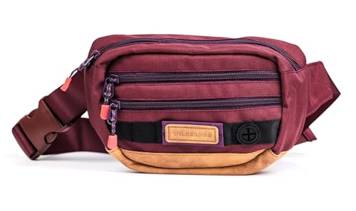 Huckleberry Wilderdog utility fanny pack with a built-in poop bag dispenser