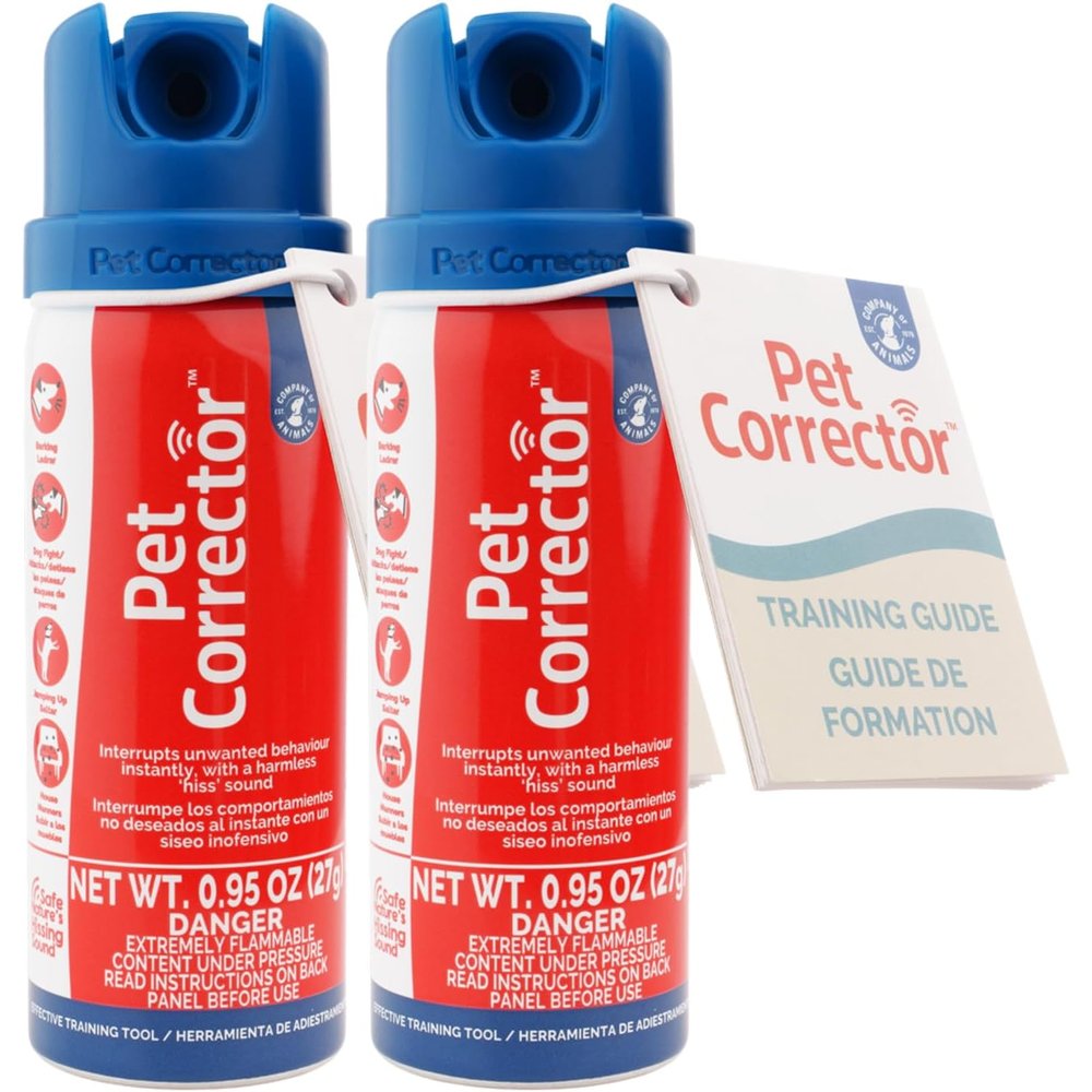 Compressed Air Spray for Interrupting Unwanted Behavior