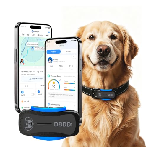 DBDD waterproof AI GPS dog tracker with virtual fence
