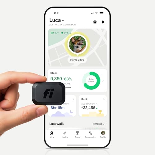 Fi Mini attachable GPS and health tracker puck for dogs