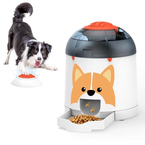 Potaroma rechargeable electronic dog puzzle feeder and treat dispenser